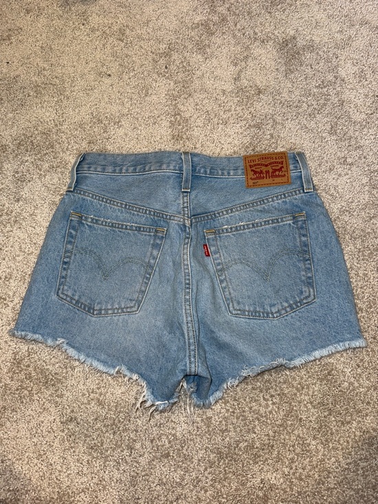 Levi's Pants - Levi's Faded Blue Denim Cutoff Shorts